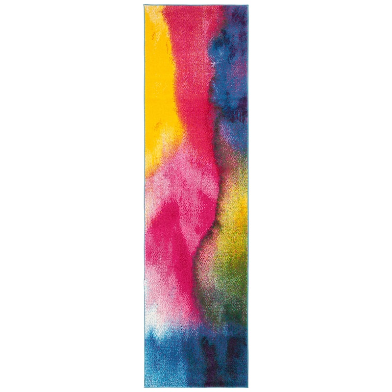 SAFAVIEH Watercolor Leila Modern Abstract Rug