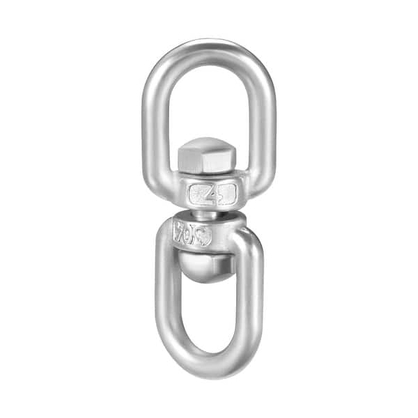 Shop M6 Swivel Eye Double Ended Round Rotating Hoist Ring Eye To Eye Bolt 1 Pcs M4 2 Pcs Overstock 27576910