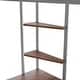 preview thumbnail 6 of 58, Multifunctional Design Metal Loft Bed with Two-sided Ladder, Shelves and Desk, Twin Size