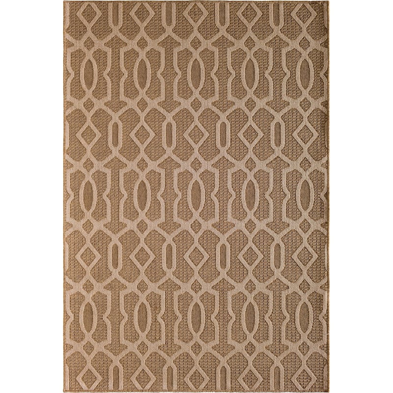 Loomaknoti Cocoa Bay Farlincia Tan Area Rug