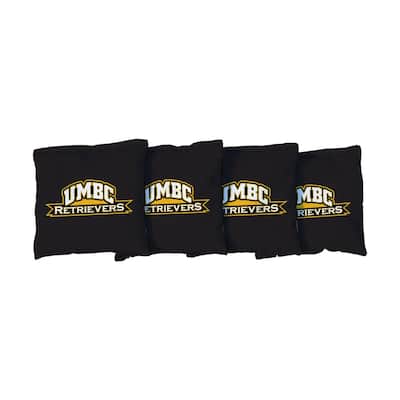 Maryland Baltimore UMBC Retrievers Black Cornhole Bags