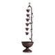 preview thumbnail 8 of 9, Alpine Corporation 38" Tall Indoor/Outdoor Hanging 6-Cup Tiered Floor Water Fountain, Bronze