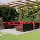 Option Brown/Cinnamon red 6 x Middle sofa