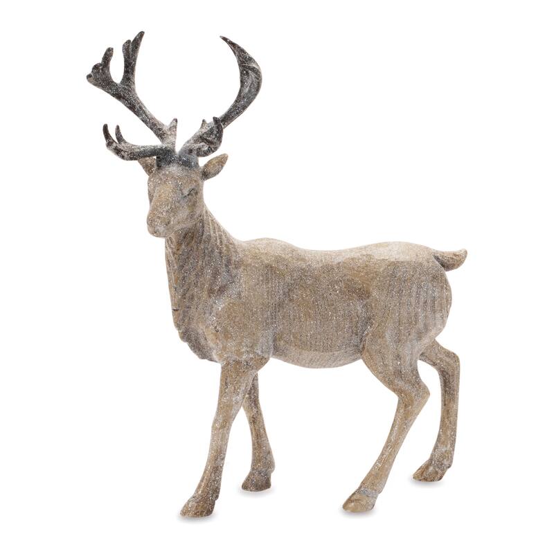 Winter Deer Figurine (Set of 2) - N/A