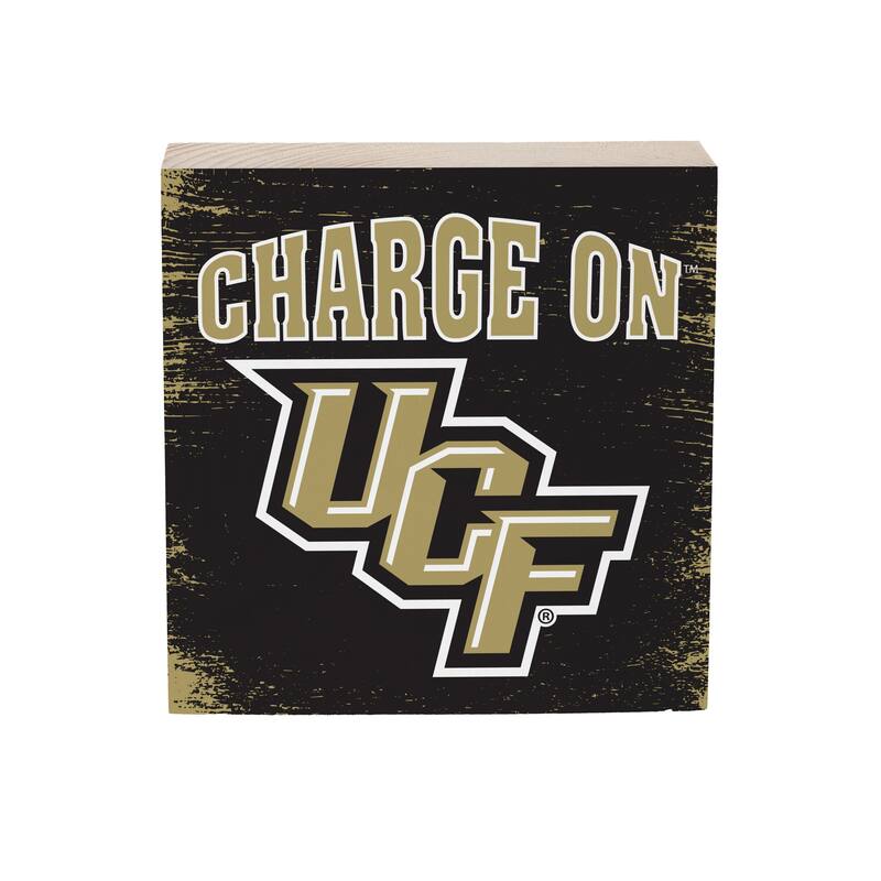 University of Central Florida Wooden Tabletop Mantel Shelf Sign