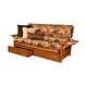preview thumbnail 29 of 68, Copper Grove Dixie Oak Full-size 2-drawer Futon Frame with Mattress