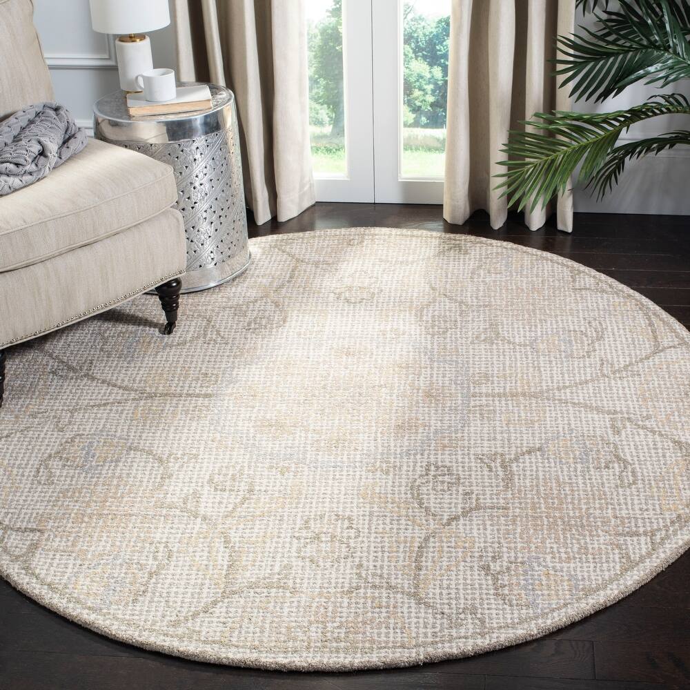 SAFAVIEH Handmade Abstract Gunjan Modern Wool Rug