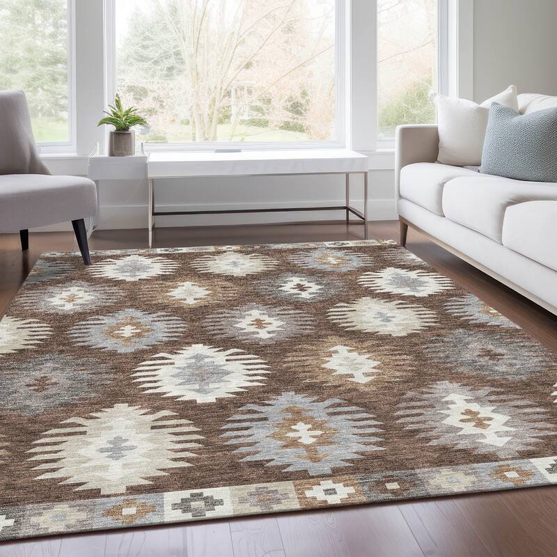 Premium Washable Super Soft Southwest Global Mayfield Rug