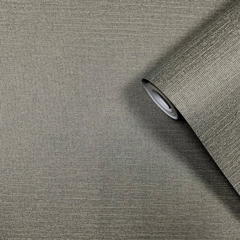Galerie Wallcoverings Boutique Weave Effect Non-woven Shimmery Wallpaper Roll