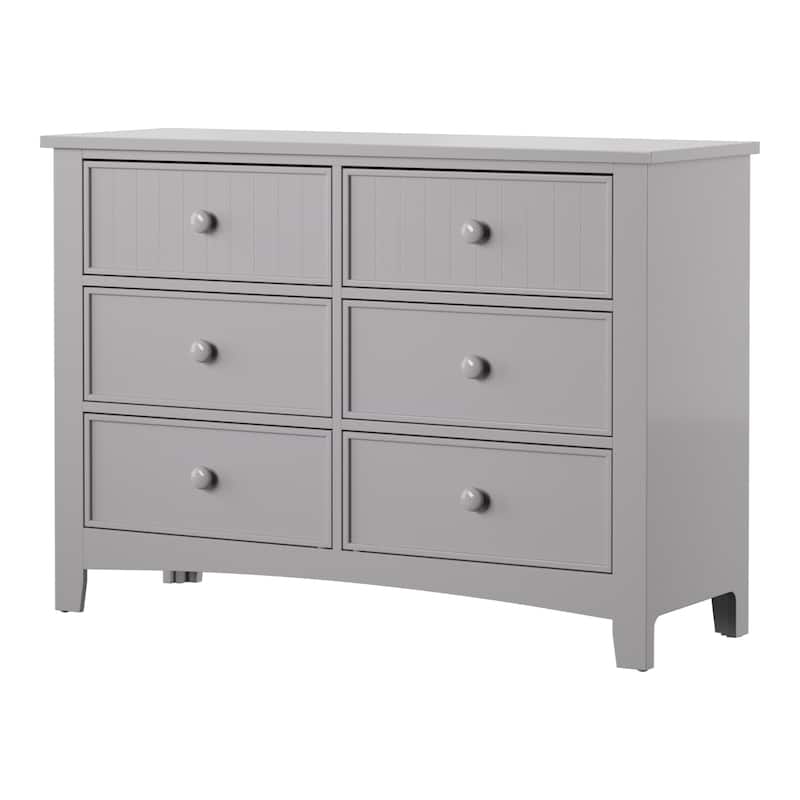 Deer Transitional 48-inch Wide Solid Wood 6-Drawer Dresser by Furniture of America