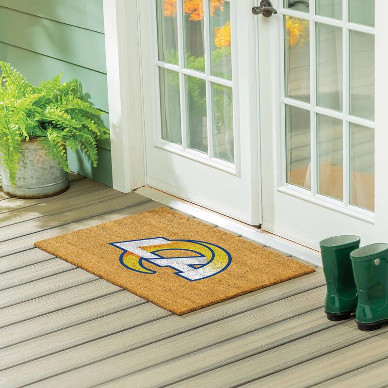 Los Angeles Rams Full Color Indoor/Outdoor Coir Mat