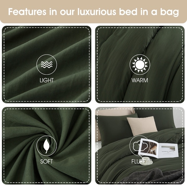 Nanshing Arcadia 3 Piece Soft prewashed Comforter Set - Bed Bath
