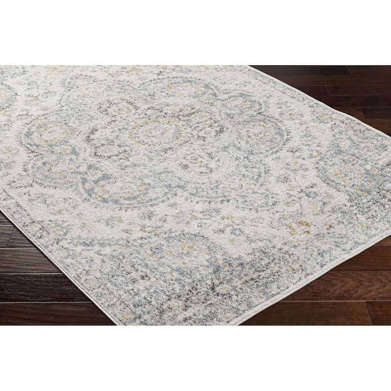 Livabliss Elaziz Updated Traditional Medallion Area Rug