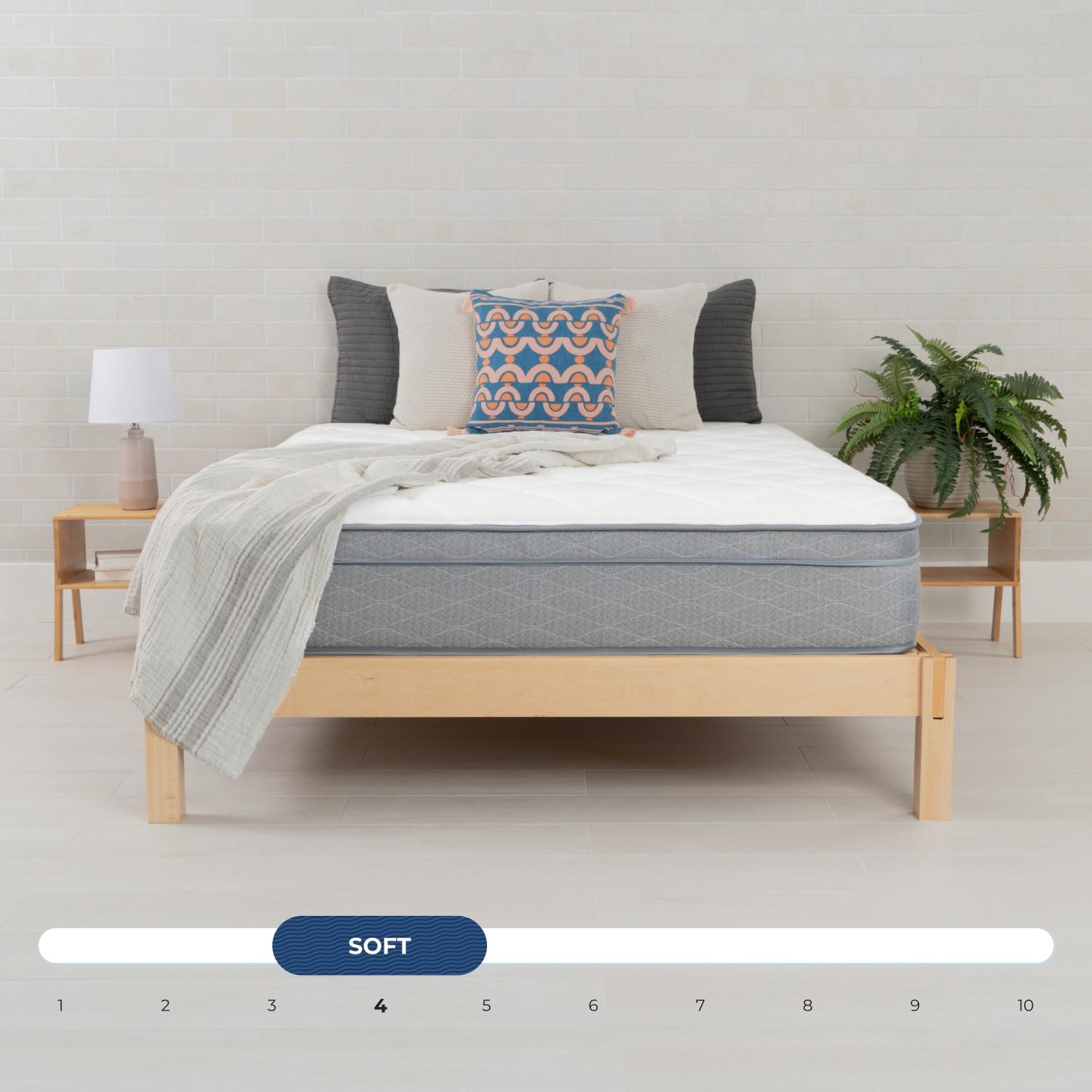 Full size soft pillow top mattress discount