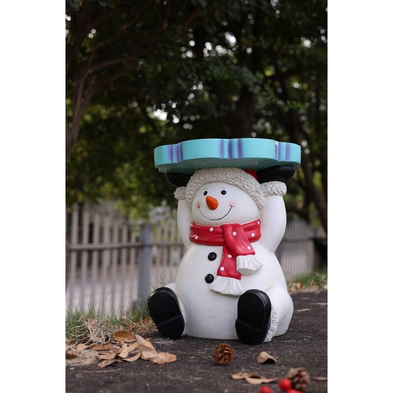 Pre-lit Snowman Christmas Tabletop Decoration - 21.25"