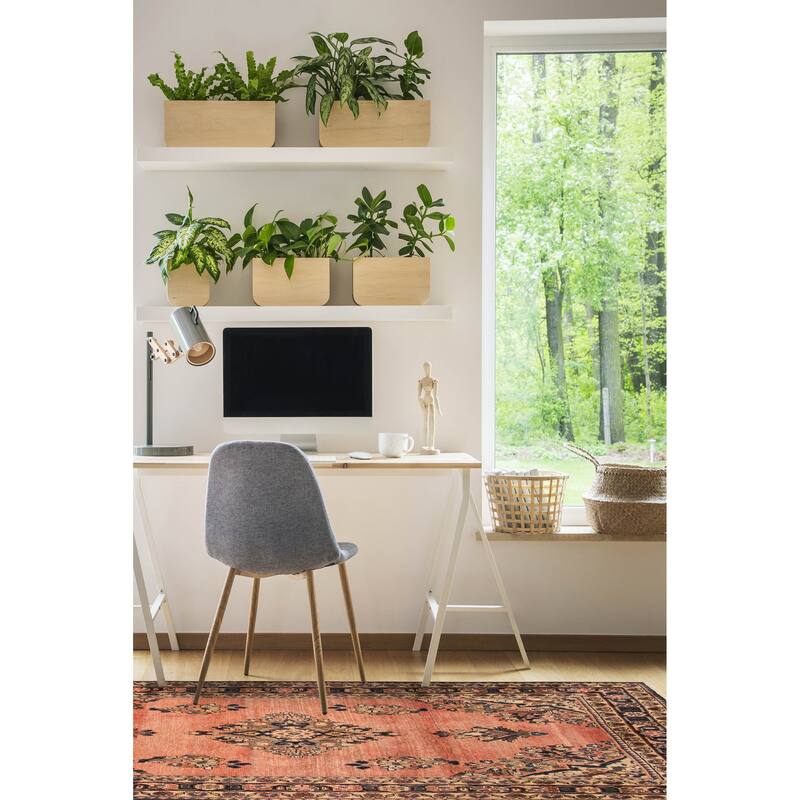 ECARPETGALLERY Hand-knotted Andelz Copper Wool Rug - 4'1 x 7'3