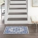 preview thumbnail 62 of 61, Nourison Whimsicle Modern Persian Floral Medallion Area Rug 2' x 3' - Grey Blue - Runner/Rectangle