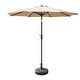 preview thumbnail 24 of 69, Lopes 9-foot Patio Umbrella with Bronze Finish Base Weight Stand Included