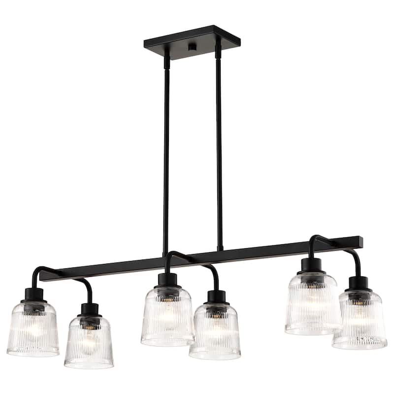 Nuvo Lighting 60/8610 Grayson 6 Light 34" Wide Linear Pendant