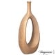 preview thumbnail 6 of 6, Uniquewise Fiberglass Floor Vases Modern Bohemian Ornamental Oval Design with Open Center for Entryway Living Room