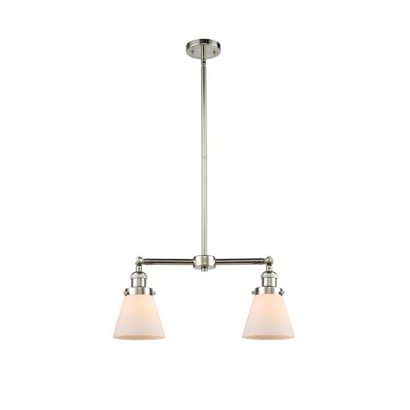Innovations Lighting Small Cone 2 Light 21" Wide Linear Chandelier