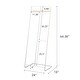 preview thumbnail 7 of 5, Yamazaki Home Coat Rack, Steel, Holds 15.4 lbs - L 17.72 x W 24.02 x H 64.17 inches