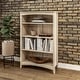 preview thumbnail 1 of 8, Shaker Style Bookcase - 48"H Light Oak