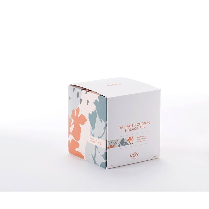 Oak Aged Cognac & Black Fig Scented Candle