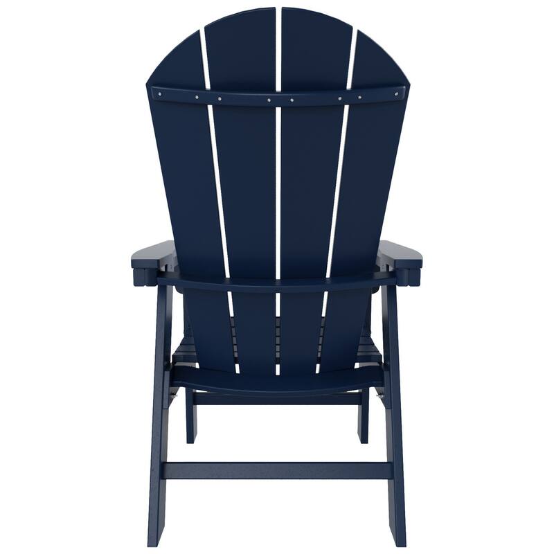 Polytrends Laguna Casual Upright Adirondack Chair (Set of 2)