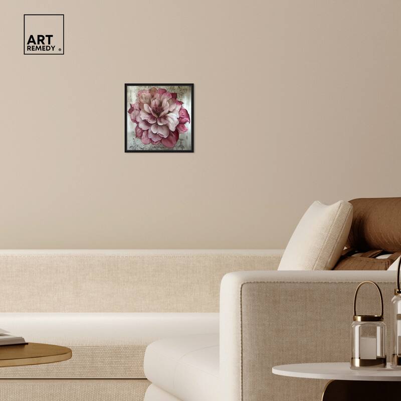 Art Remedy Darla Framed Floral Fine 1 Piece Canvas Wall Art