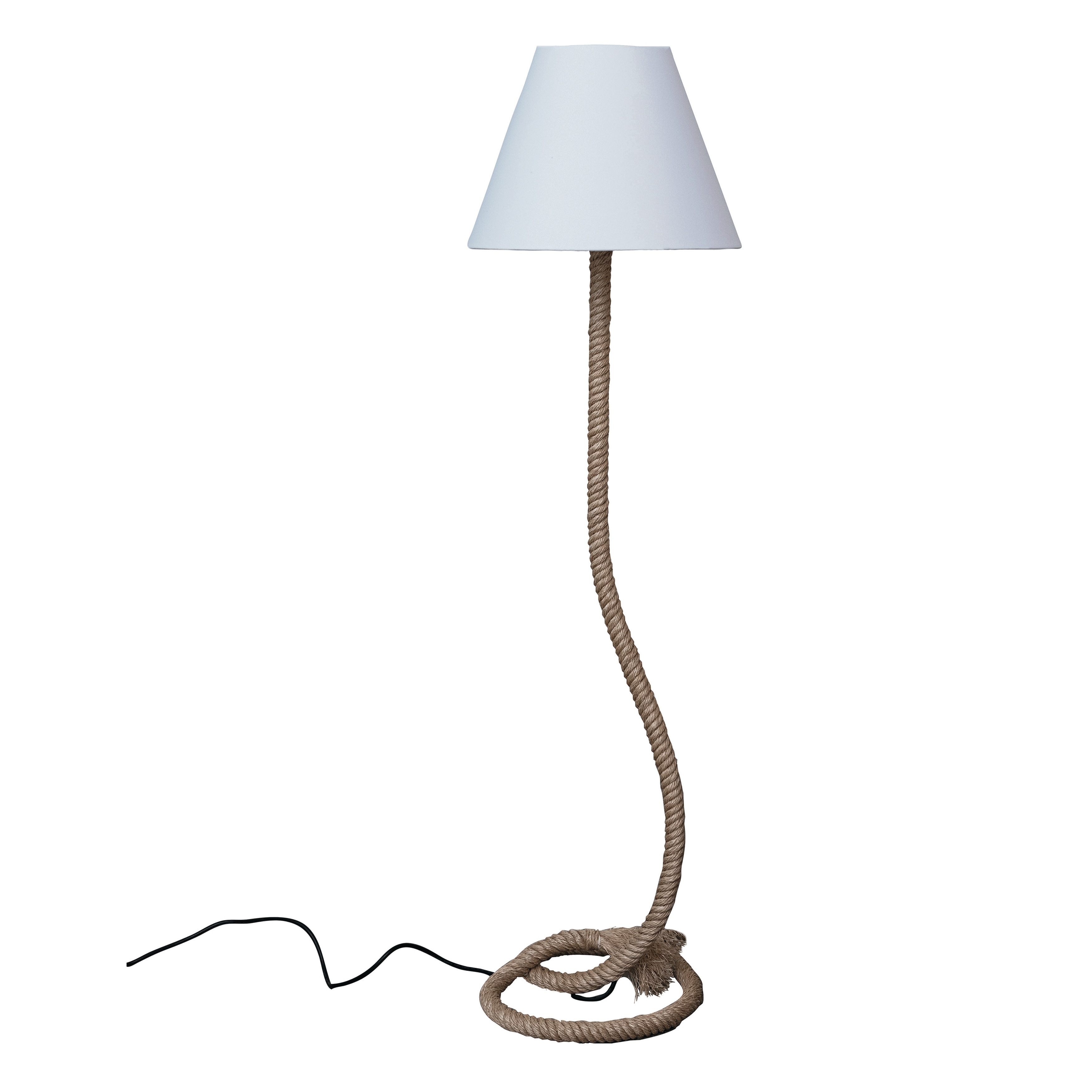 Rope standing lamp on sale