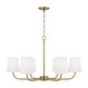 preview thumbnail 1 of 2, Brody 6-Light Chandelier - 34.50"W x 21"H