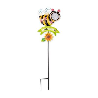 Bee Thermometer Garden Stake