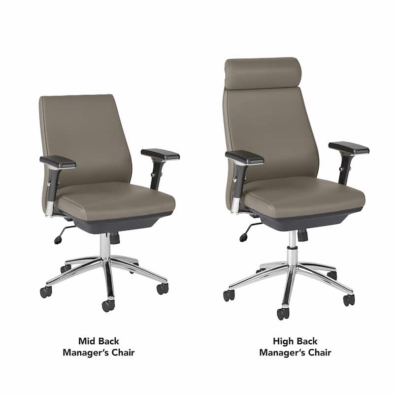 Bush Business Metropolis High Back Leather Executive Office Chair