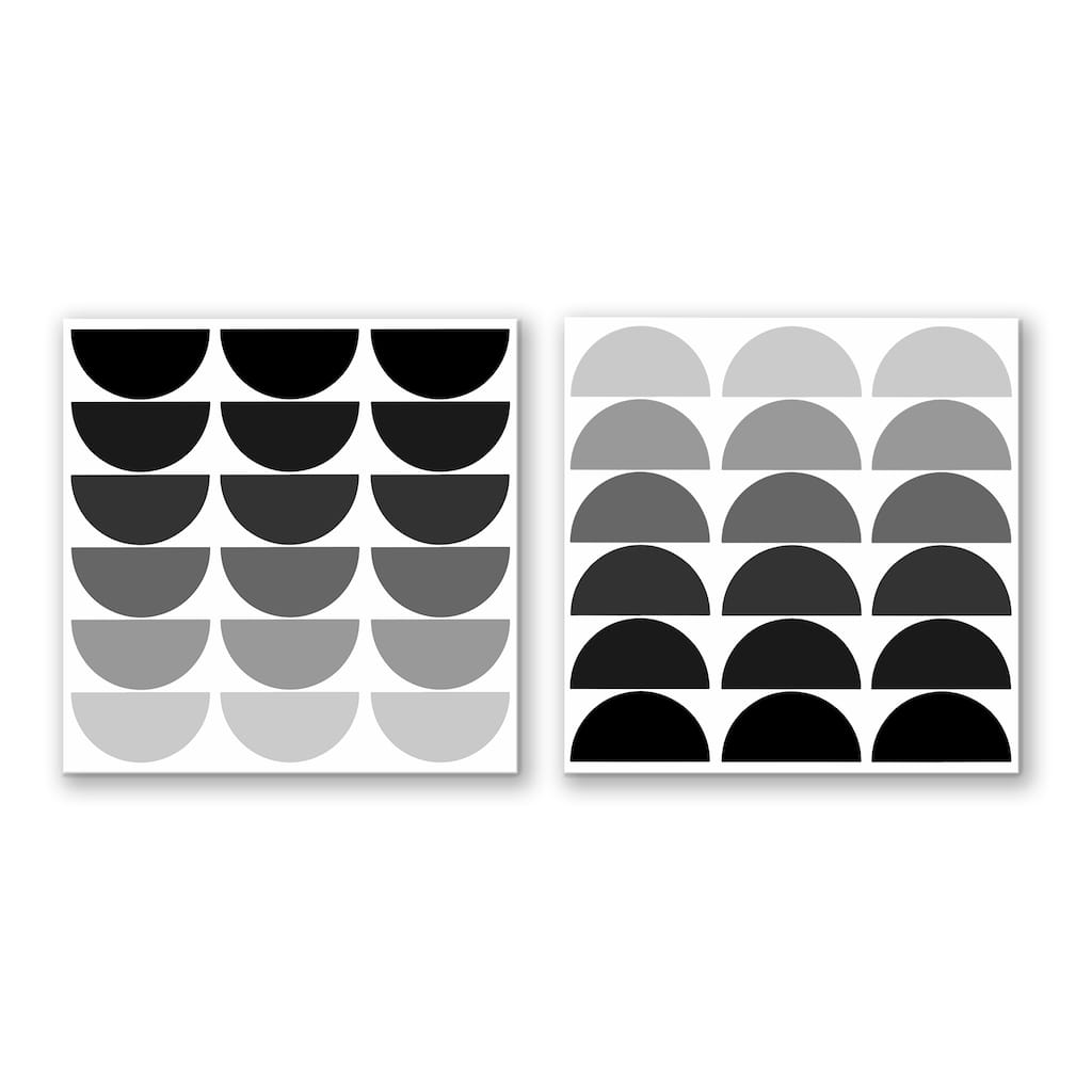 'Ink.Letter.Love XVII' Wrapped Canvas Wall Art Set by Corey Morrow