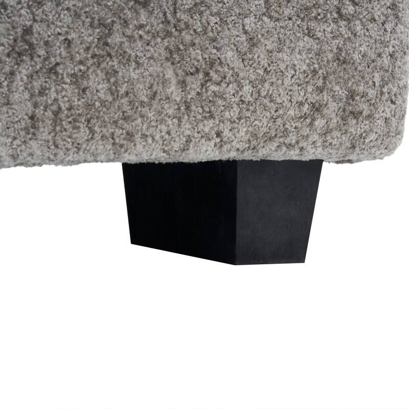 Chaise Lounge Chair Upholstered Modular Sofa with Cup & Phone Holders