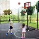 preview thumbnail 4 of 6, 4.3-8.2 FT Portable Basketball Hoop with Adjustable Height and Wheels-Red - 51" x 72.5" x 98.5"