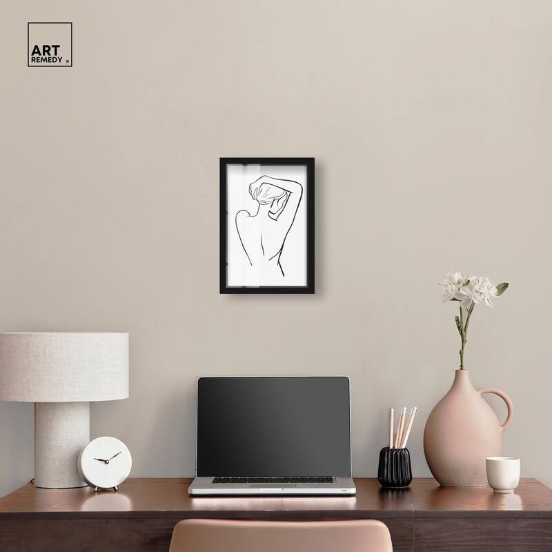 Woman in Contour Shadowbox by Art Remedy