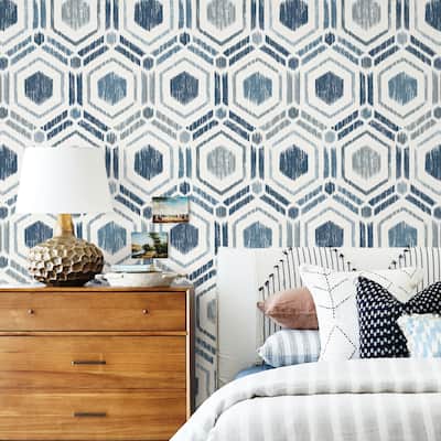 Montclair, Borneo Geometric Grasscloth, 33 FT. L x 20.5In. W Wallpaper Roll
