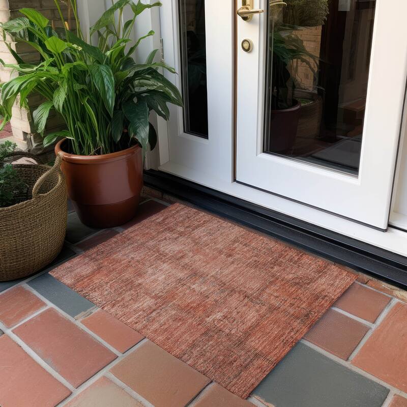 Machine Washable Indoor/ Outdoor Chantille Boho Moroccan Rug