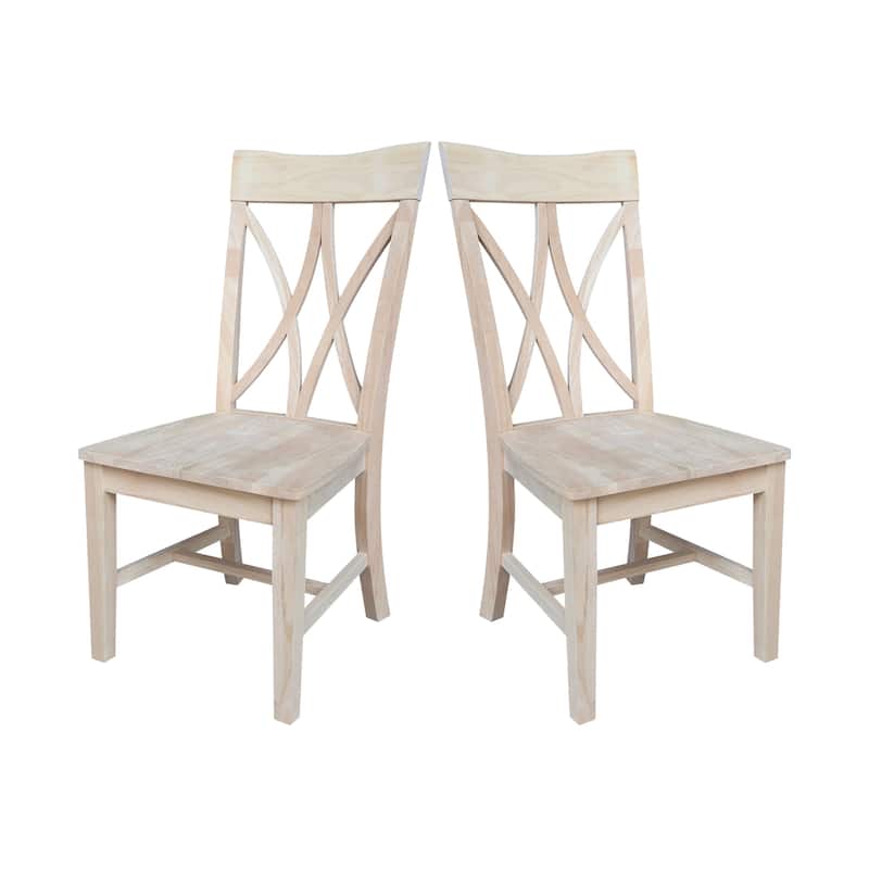 Set of Two Avalon Dining Chairs - Set of 2 - Unfinished