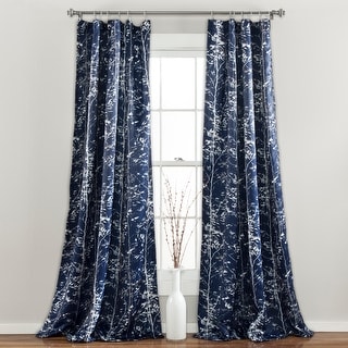 Lush Decor Forest Room Darkening Window Curtain Panel Pair
