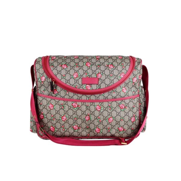 gucci diaper bag with flowers
