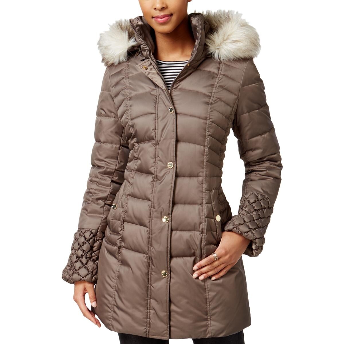 betsey johnson long puffer coat