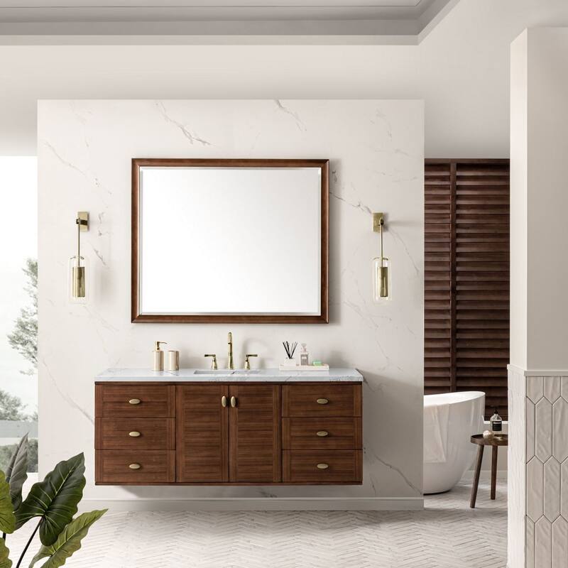 James Martin Vanities 670-V60S-3ENC Amberly 60" Free Standing or Wall
