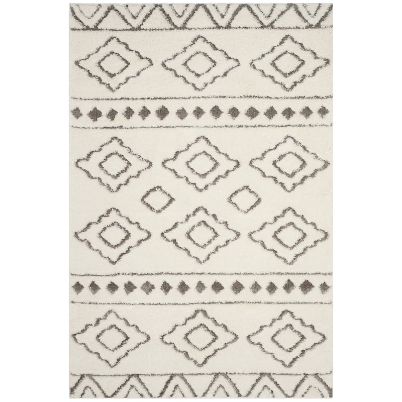 SAFAVIEH Sparta Shag Zetta Geometric Rug