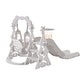 preview thumbnail 9 of 37, Slide and Swing Set 3 in 1, Kids Playground Climber Swing Playset