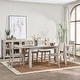 preview thumbnail 1 of 7, The Gray Barn Fairview Driftwood Reclaimed Pine 94-inch Extension Dining Table Antique Ivory