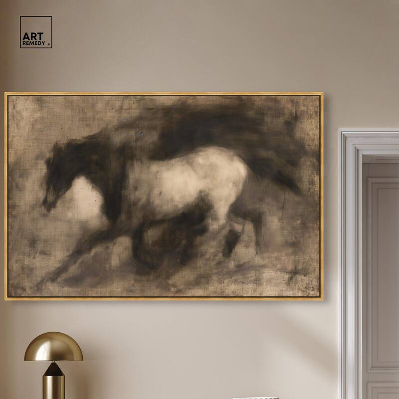 Dark Horse Canvas by Art Remedy