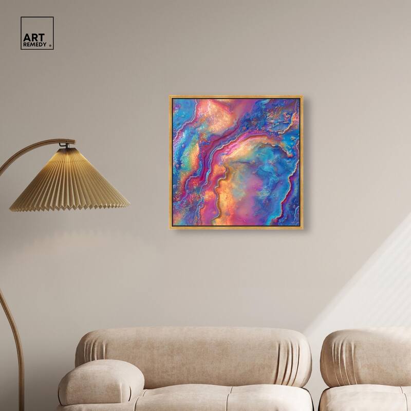 Glittering Spectrum II Canvas by Art Remedy